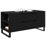 Coffee Table Black Oak 102 x 44.5 x 50 cm Engineered Wood 882698