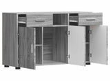 Wooden Cabinet Grey Sonoma 88.5 x 30.5 x 73 cm Engineered Wood 880287