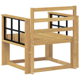 Outdoor Sofa Set Solid Acacia Wood White 3438983