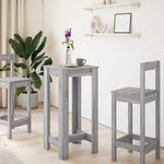 ZNTS Bar Table Grey Sonoma 51x50x103.5 cm Engineered Wood 854405