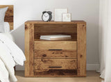Bedside Cabinet Old Wood 35 x 50 x 60 cm Engineered Wood 881078