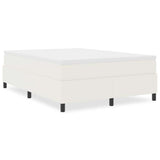 Platform Bed Frame Cream 140 x 200 cm Fabric 3337414
