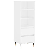 Highboard White 40x36x110 cm Engineered Wood 831500