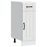 Kitchen Base Cabinet Lucca White Engineered Wood 853697