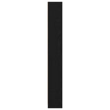 Bookcase Black Oak 40x24x176 cm Engineered Wood 862454
