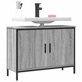 Bathroom Sink Cabinet Grey Sonoma 80x30x60 cm Engineered Wood 842454
