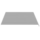 Replacement Fabric for Awning Anthracite and White 4x3.5 m 311988