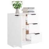 Sideboard White Engineered Wood 811079