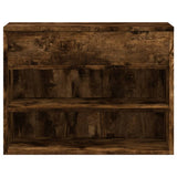 816050 Shoe Bench Smoked Oak 60x30x45 cm Engineered Wood