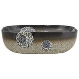 Countertop Basin Multicolour Rectangular 48x37.5x13.5 cm Ceramic 155095