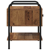 Bedside Cabinet Old Wood 35 x 36.5 x 47 cm Engineered Wood 8007667
