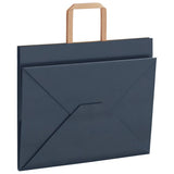 Paper Bags 250 pcs with Handles Blue 32x22x24 cm 4101931
