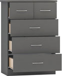 ZNTS Nevada 3+2 Drawer Chest 100-102-149