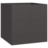 Planter Black 80x80x80 cm Steel 860780