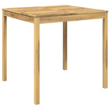 Garden Bar Table White 110 x 108.5 x 105 cm Solid Acacia Wood 901722
