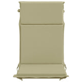 High Back Chair Cushion GEMERT 2 pcs 100% Polyester Light Green 945690