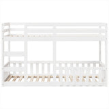 Bunk Bed White 90x200 cm Solid Wood Pine 3308590