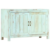 Sideboard Light Blue 110x35x70 cm Solid Mango Wood 247763