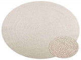 Rug ZIZUR Cream 200 cm Jute Look Indoor and Outdoor 4010387