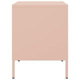Bedside Cabinet Pink 36x39x50.5 cm Steel 842912