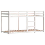 Bunk Bed without Mattress Pink 90x190 cm Single Solid Wood Pine 3284032