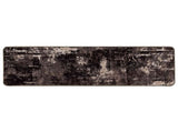Rug Runner MARSA Black 100 x 300 cm Polyester and PVC 42023384