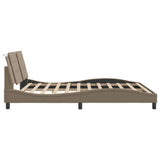Bed Frame without Mattress "Zadar" Cappuccino 180x200 cm Super King Faux Leather 3208202