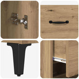 Highboard Artisan Oak 69.5 x 34 x 180 cm Engineered Wood 3416004