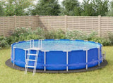 Pool Ground Cloth Light Grey 458 cm Polyester Geotextile 94228