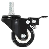 12 pcs Swivel Casters with Brakes 50 mm 277932