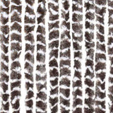 Fly Curtain Brown and White 90x200 cm Chenille 377392