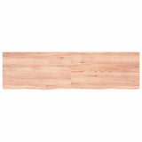Bathroom Countertop Light Brown 180x50xcm Treated Solid Wood 3156165