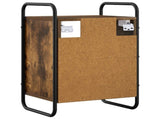 Hanging Bedside Cabinet 2 pcs Smoked Oak 40 x 30 x 60 cm 8013571