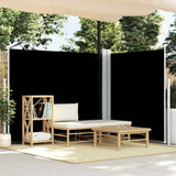 Retractable Side Awning Black 180x600 cm 318000