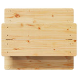 Children's Table with Benches IRUN 90x79.5x50 cm Solid Wood 42000163