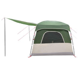 Family Tent with Roof Green 320 x 210 x 180 cm Polyester 42028489