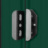 Garden Shed 257x298x178 cm Metal Green 143340