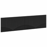 Wall-Mounted Headboard HOORN Black Engineered Wood 897366
