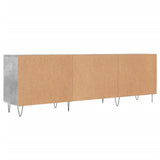 TV Cabinet Concrete Grey 150x30x50 cm Engineered Wood 829096