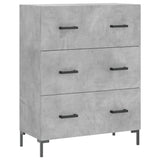 Highboard Concrete Grey 69.5x34x180 cm Engineered Wood 3189385