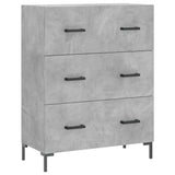 Highboard Concrete Grey 69,5x34x180 cm Engineered Wood 3199749