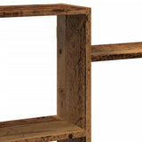 Wall Shelf Old Wood 159x18x65 cm Engineered Wood 853216