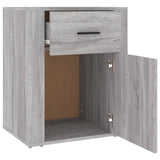 Bedside Cabinet Grey Sonoma 50x36x60 cm Engineered Wood 816726