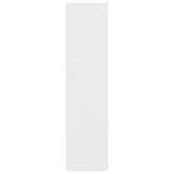 Wardrobe White 100x50x200 cm Engineered Wood 800603