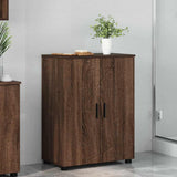Bathroom Cabinet with Storage Brown Oak 60 x 35 x 80 cm 883311