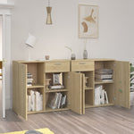 ZNTS Sideboard Sonoma Oak 160x36x75 cm Engineered Wood 3074930