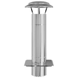 Chimney Extension Silver 25 x 25 x 65 cm Stainless Steel 42008443