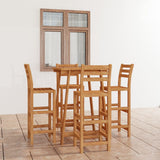 Outdoor Bar Set Natural Acacia Solid Acacia wood Medium Strong 3057849