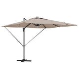 Roma Parasol Taupe 286 x 284 x 270 cm Aluminium and Polyester 42003354