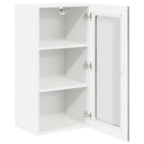 Wall Glass Cabinet LUCCA Grey Sonoma 40 x 31 x 80 cm 884997